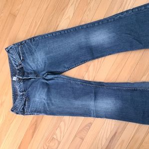 Ladies silver jeans